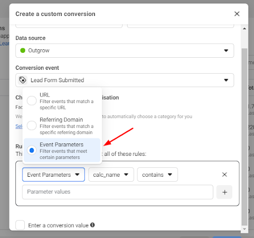 fb pixel - 5.png Event Parameter